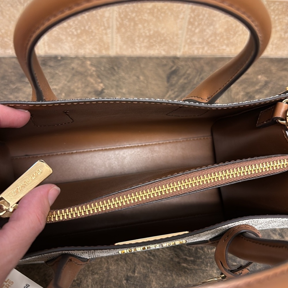 Michael Kors Brown and Cream Women's Bag NWT - Picture 3 of 4